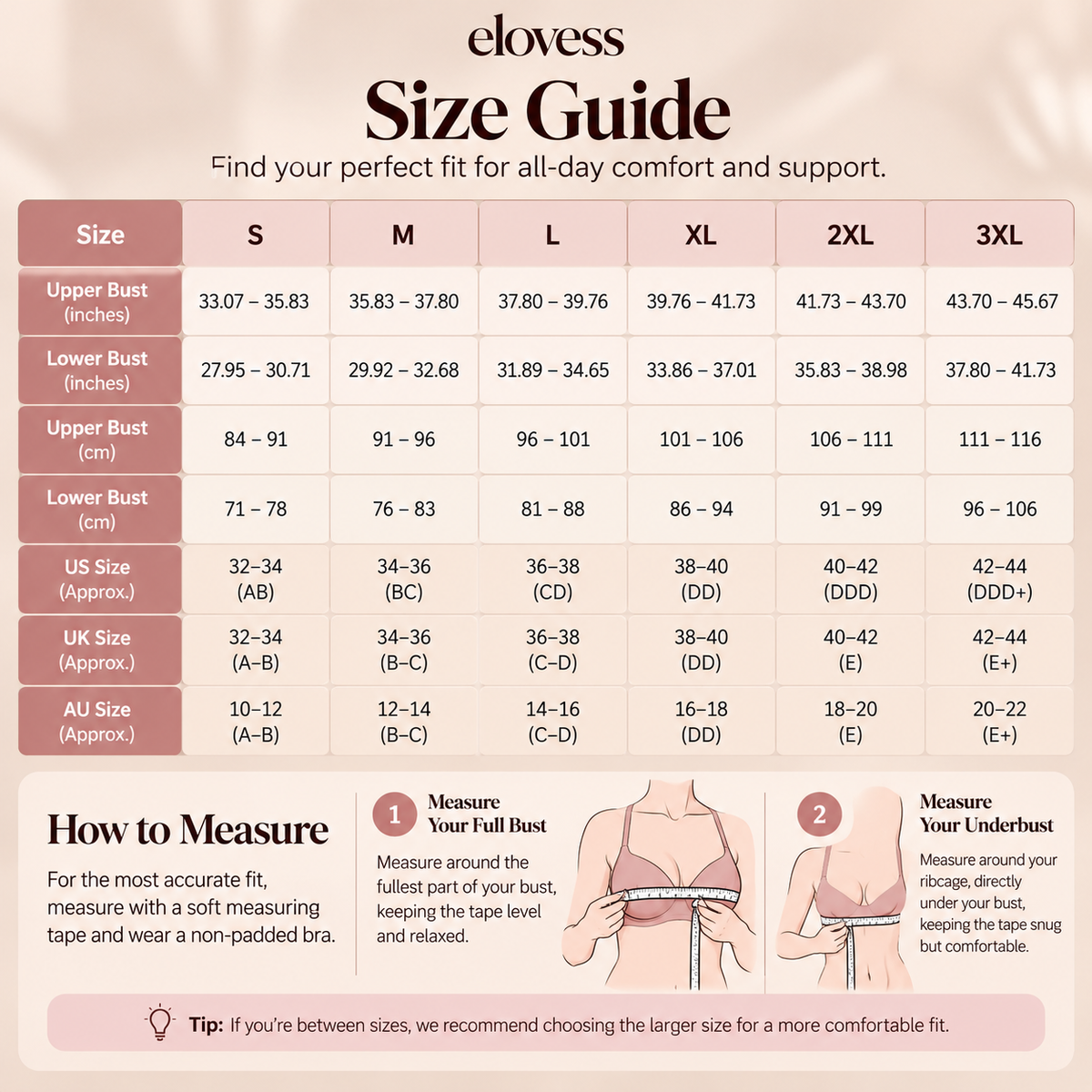 Elovess Lift & Support Bra
